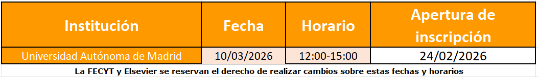 Formación presencial Scopus 2026 (I Ciclo)